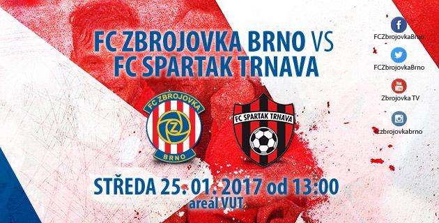 Druhá remíza se slovenským soupeřem. S Trnavou si Zbrojovka vyměnila po gólu