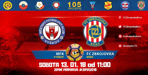 Třetí přípravný zápas - Zbrojovka se představí ve Vyškově