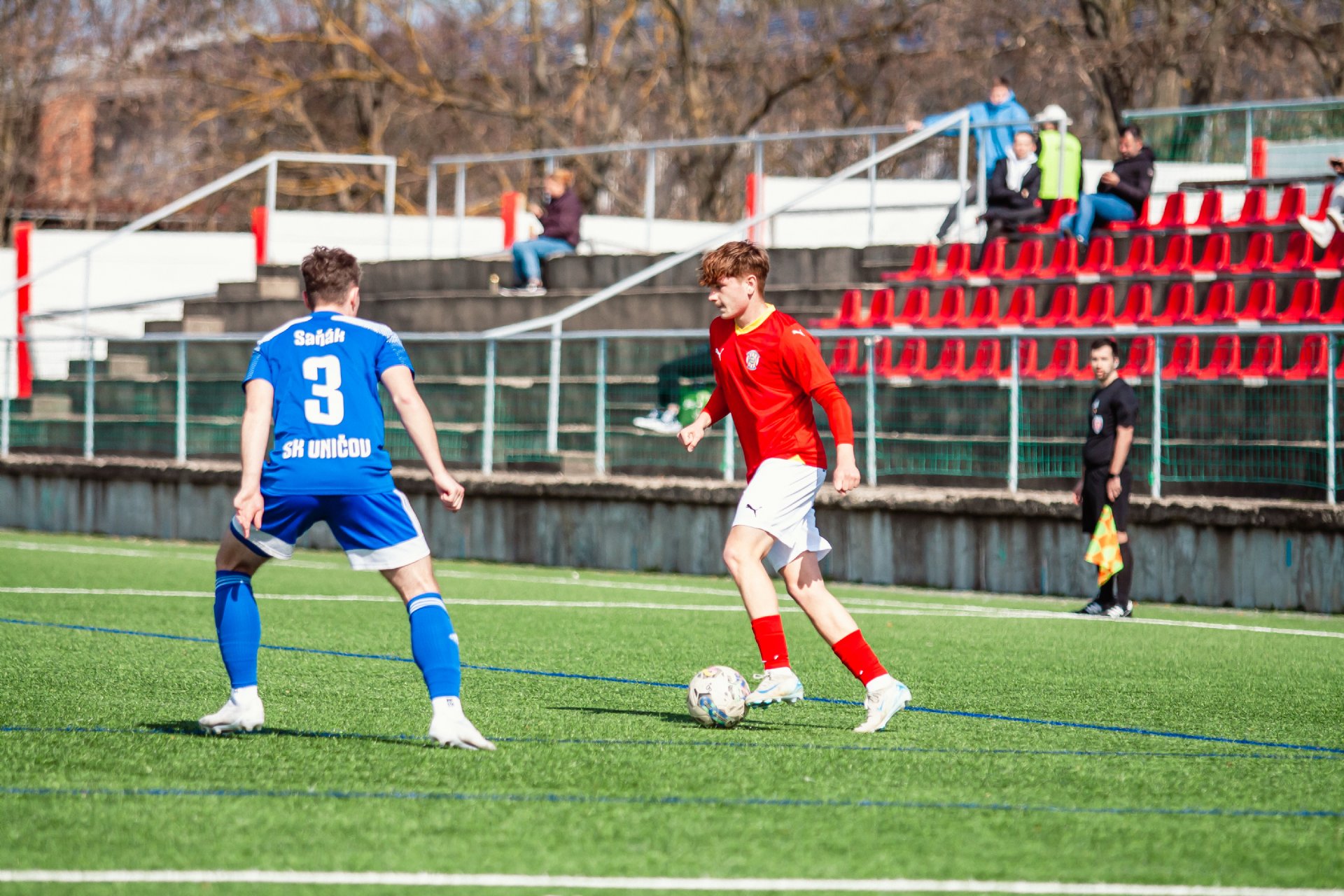 Béčko v domácím prostředí remizovalo s Uničovem