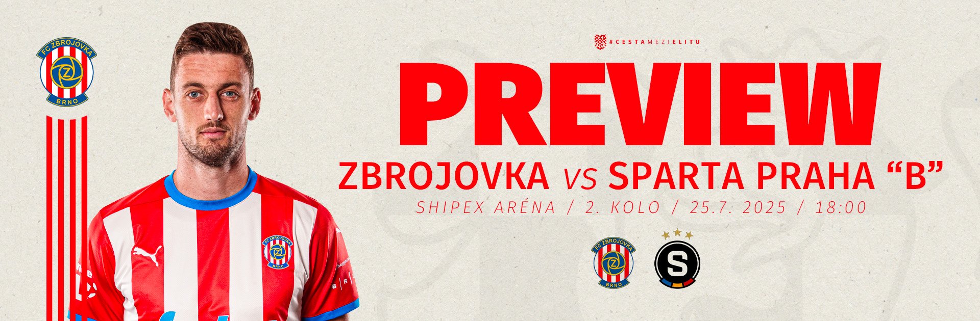PREVIEW: Zbrojovka vyzve v domc premie rezervu Sparty
