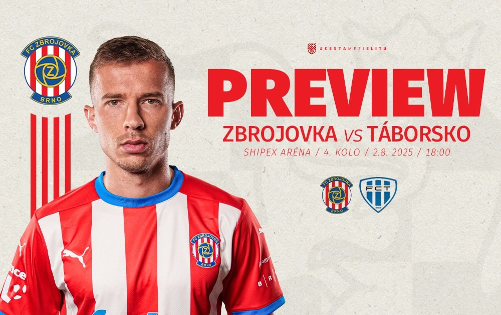 PREVIEW: Pm bitva o elo tabulky! Zbrojovka bude hostit Tborsko