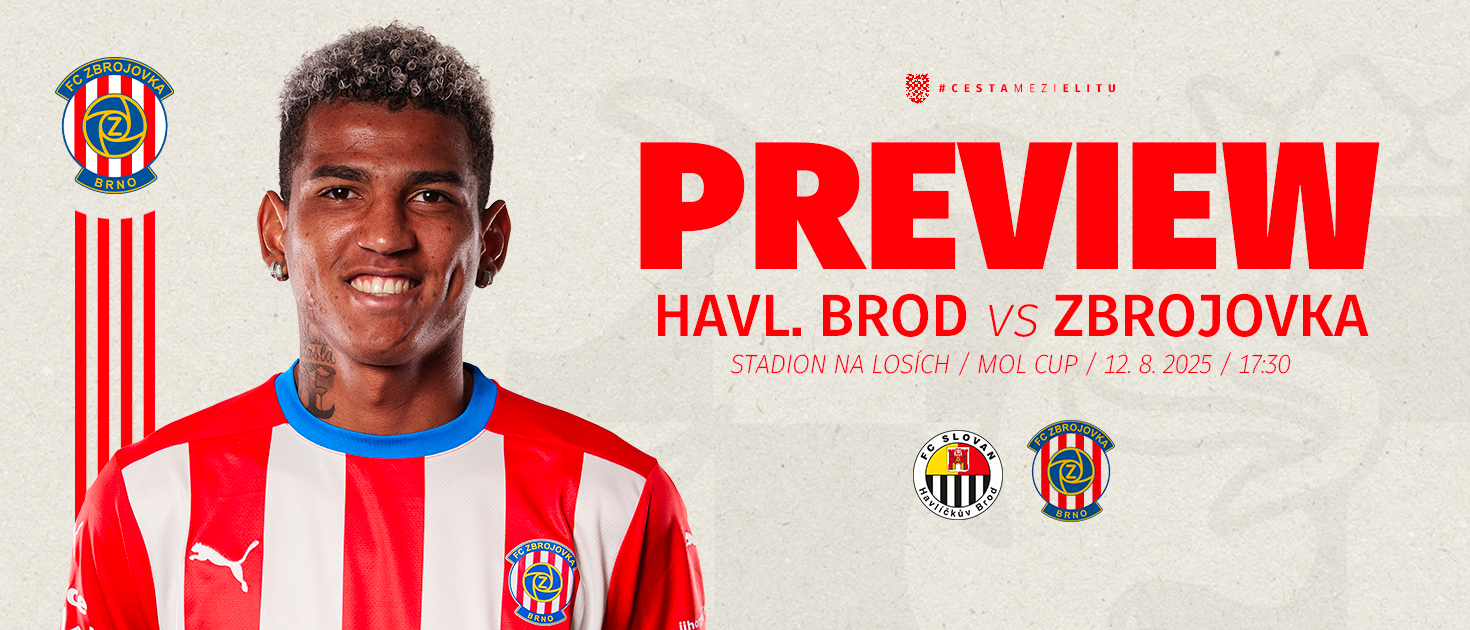PREVIEW: Zbrojovka zahájí cestu v MOL Cupu proti Havlíčkovu Brodu