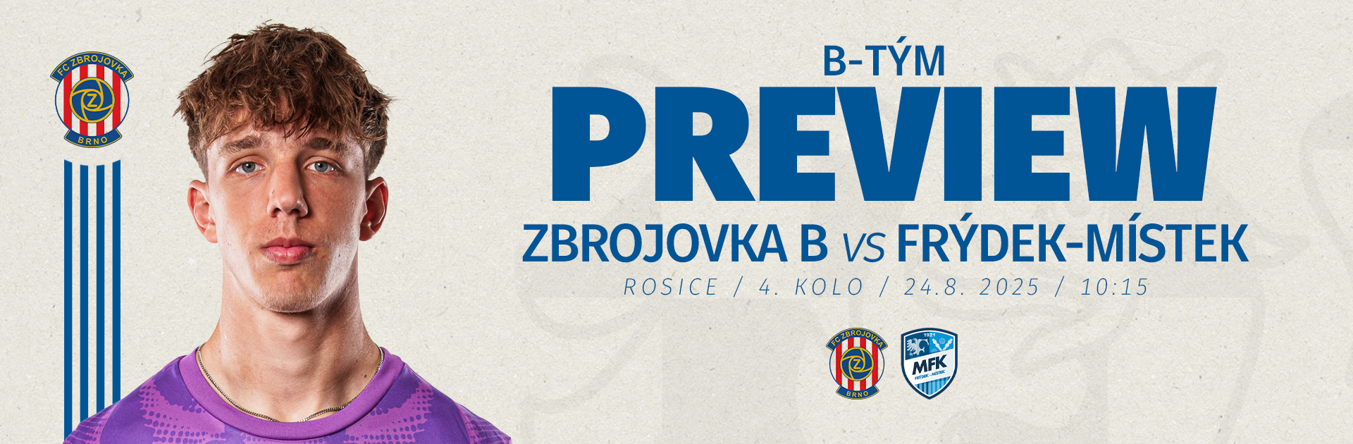 PREVIEW: Těžká zkouška pro rezervní tým! Do Rosic přijede Frýdek-Místek