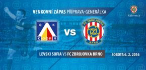 Generlka na ligu je tu - Zbrojovku prov Levski Sofia