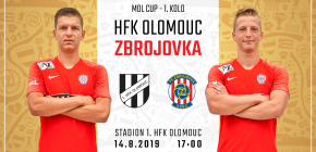 Zbrojovka zvládla vstup do MOL Cupu a přehrála HFK Olomouc