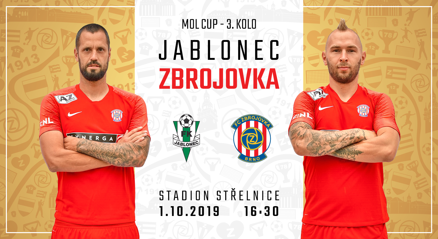 MOL CUP: Zbrojovka se ve 3. kole vydá do Jablonce