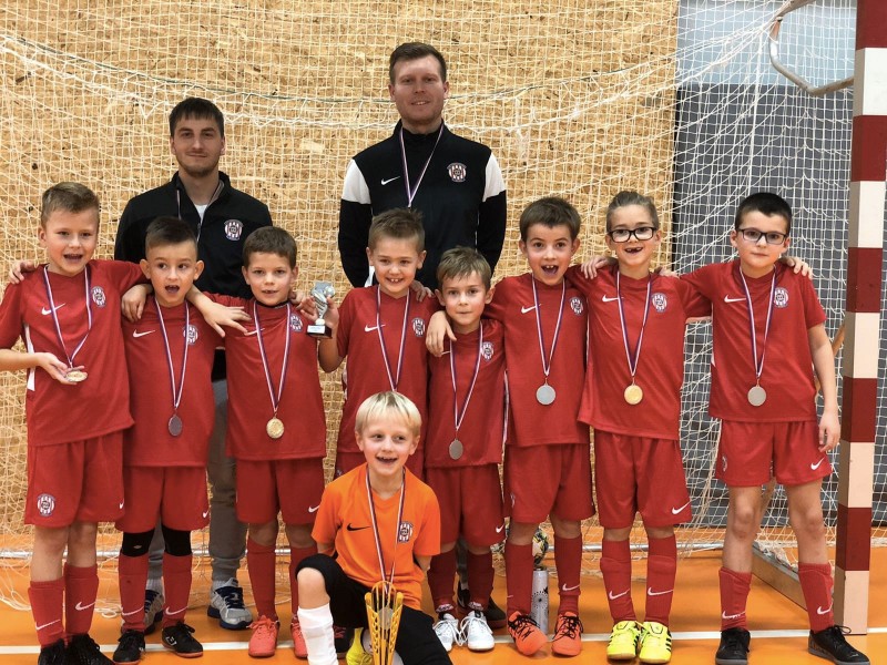 U8: Zbrojovka zvítězila na halovém turnaji v Senici