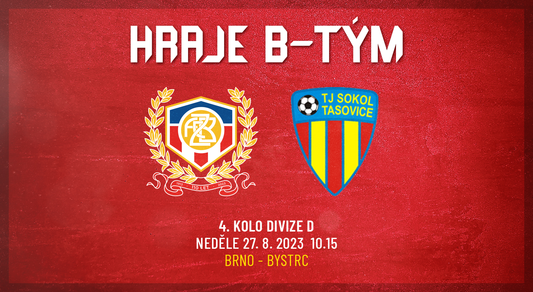 PREVIEW: Béčko hostí Tasovice