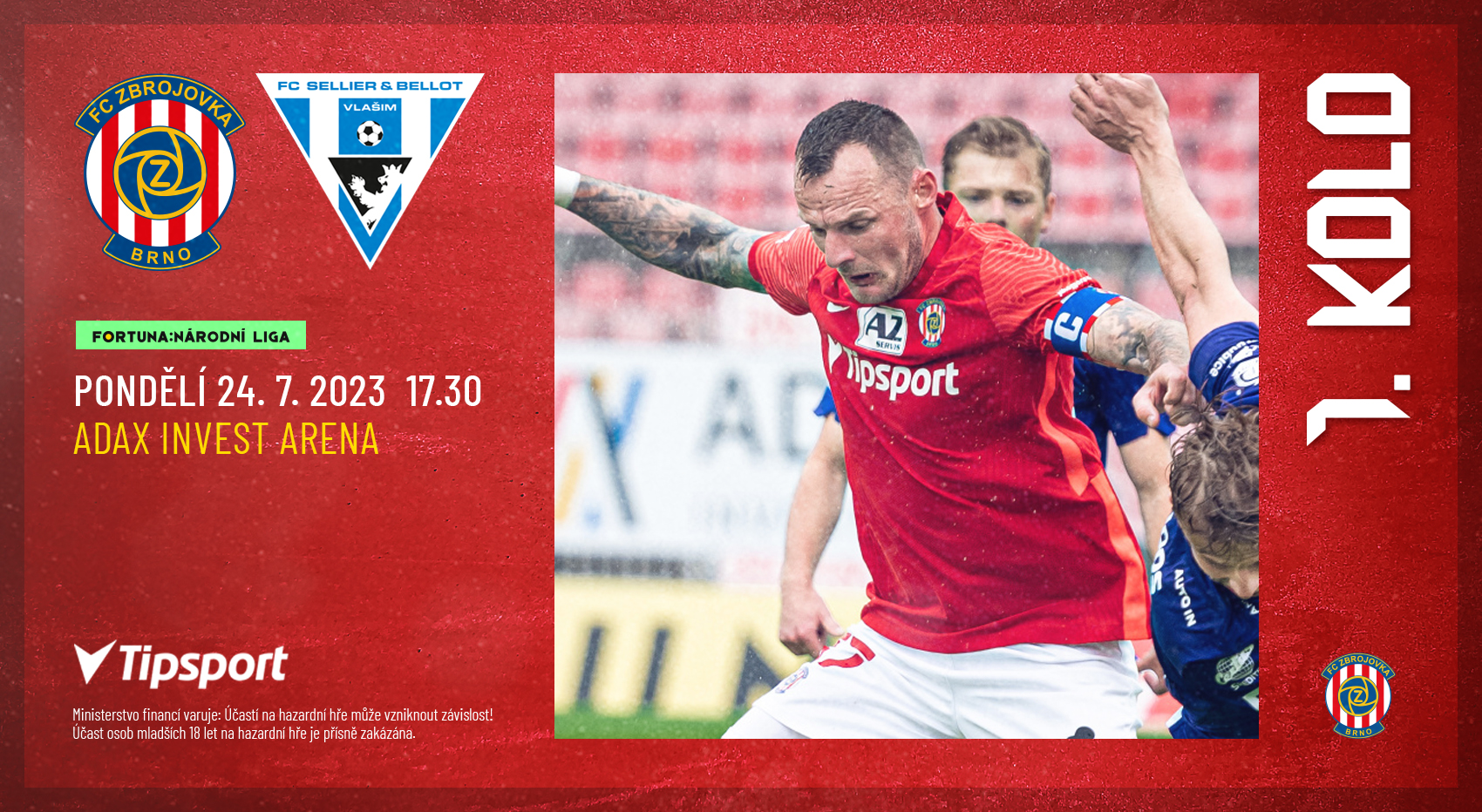 S Vlašimí se utkáme v pondělí 24. července