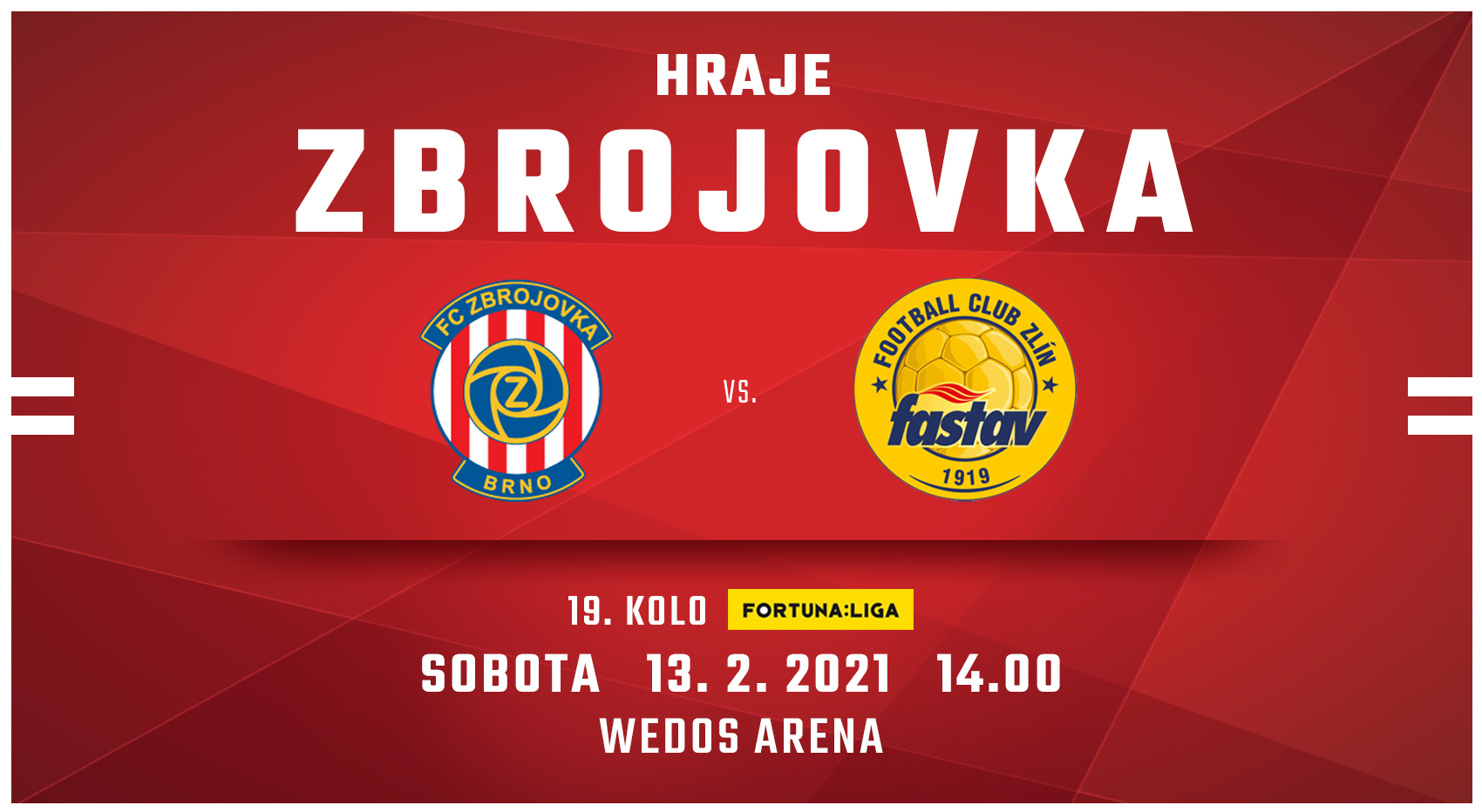 V sobotu přivítáme Zlín!